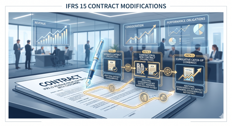 Mastering Contract Modifications Under IFRS 15: A Comprehensive Accounting Guide